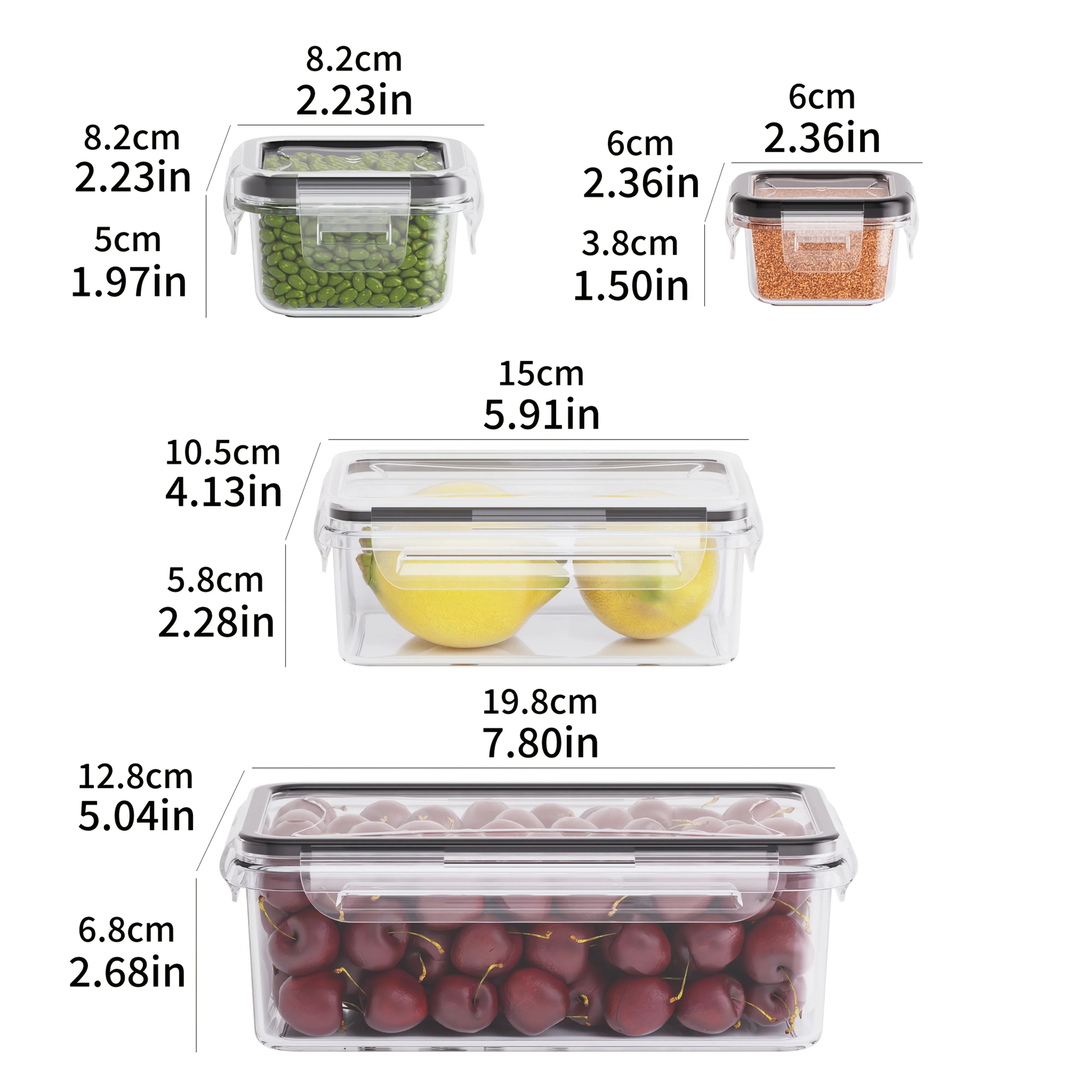 Clear Kitchen Food Storage